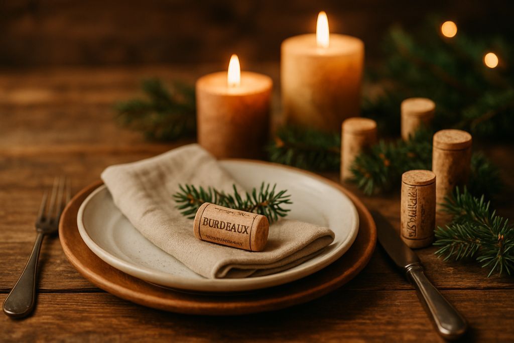 Déco de Noël : liège de vigne DIY Bordeaux